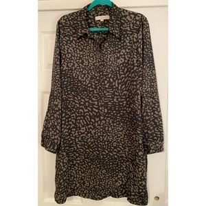 Ann Taylor Loft Leopard Dress